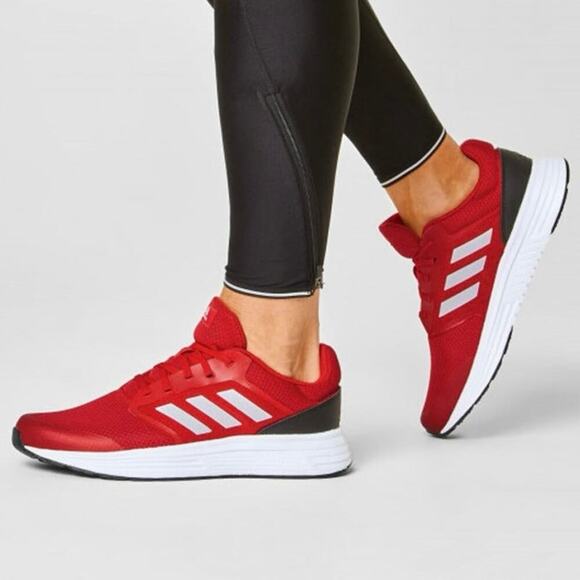 Adidas Galaxy 5 Men’s Cloudfoam Athletic Shoes Size 9 Vivid Red‎ - Picture 9 of 9